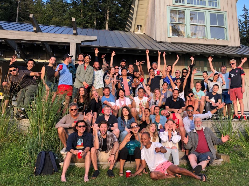 Photo of attendees at the Keats staff retreat 2018