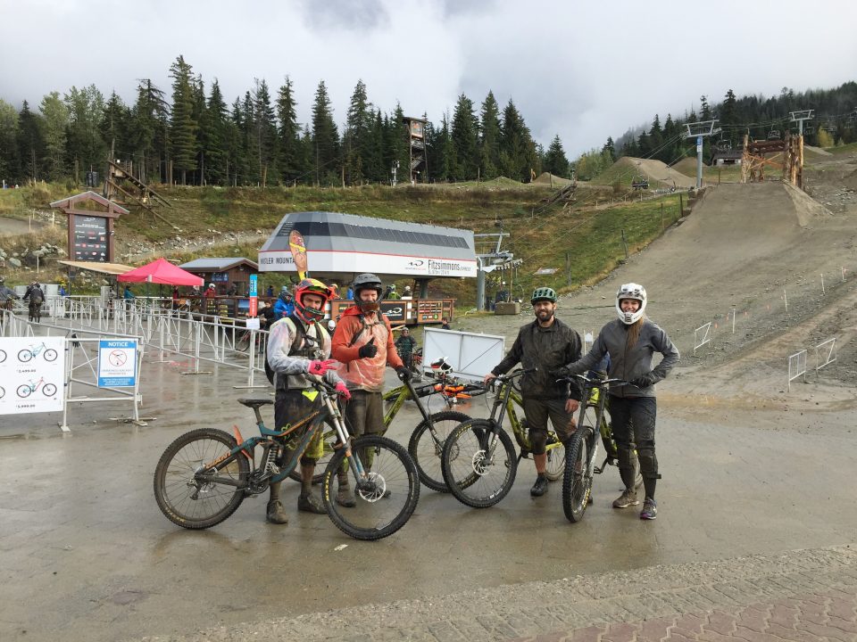 Erik, Jeff, and Monika Mountain Biking